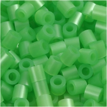 Nabbi Pärlor 1100 st Grön Pärlemor nr 22 Medium Rörpärlor