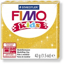 FIMO Kids Clay - Guld - Glitter - 42 g