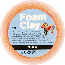 Foam Clay Neonorange 35 g Lera till scrapbooking, pyssel och hobby