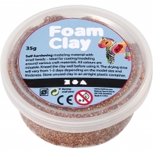 Foam Clay Brun 35 g Lera till scrapbooking, pyssel och hobby