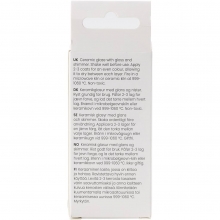 Flaska med yellow haze prickig keramikglasyr 60 ml, packshot.