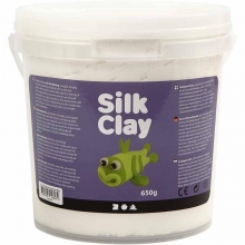 Silk Clay Vit 650 g Lera till scrapbooking, pyssel och hobby