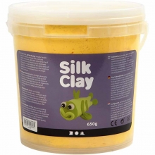 Silk Clay Gul 650 g Lera till scrapbooking, pyssel och hobby