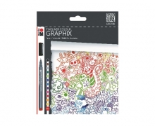 Fineliner Graphix Color 0,5MM 12 ST Tuschpenna