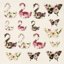 Paper Pad Die Cuts Crafters Companion Bloom with Grace 12x12 Tum Papperspack Pack 12