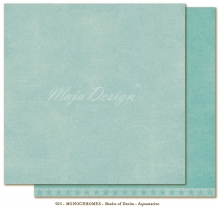 Maja Monochromes Shades of Denim Aquamarine Cardstock Design 12"x12"