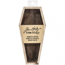 Idea-Ology Wooden Vignette Box Coffin Tim Holtz Halloweenpyssel Höstpyssel