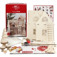 Jultomtens Hus - DIY Kit - Höjd 24 cm