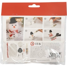 Nissedörr Mini Pysselkit - Nissen Bygger Snögubbe