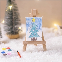 Canvas Målarduk Mini 6x4x1 cm 2 st Stycke