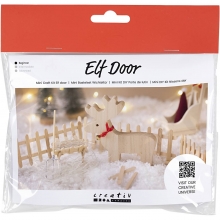 Mini DIY Kit Nissens dörr - Renen Rudolf Hälsar På