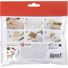 Mini DIY Kit Nissens dörr - Renen Rudolf Hälsar På