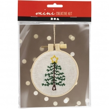 Mini DIY Kit - Brodera en Julgran - Julpyssel