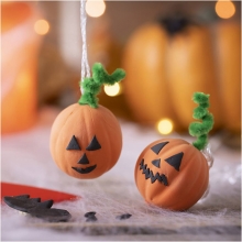 Halloweenpyssel Kit - Skapa Pumpor i Silk Clay Lera