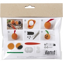 Halloweenpyssel Kit - Skapa Pumpor i Silk Clay Lera