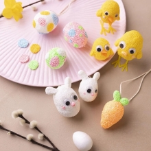 DIY Kit - Påskpyssel med Foam Clay till Påskris