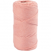 Makramégarn 2 mm - Rosa - 198 m - 330 g