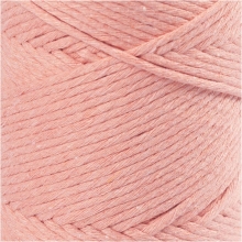 Makramégarn 2 mm - Rosa - 198 m - 330 g