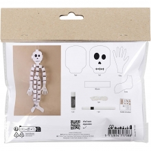 Halloweenpyssel Kit - Skelett Av Girlanger 80 cm