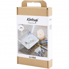 DIY Pysselkit Kintsugi - Dekorativt Fat - Mosaik