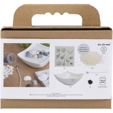 Mini DIY Kit Ljustillverkning - Sojaljus Skål Med Snäckor