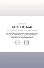 Bookigami Midnight Bokvikningskonst för nybörjare Målarbok