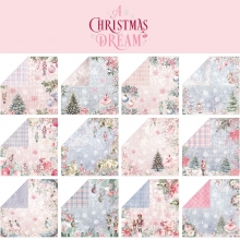 Paper Pad - A Christmas Dream Pearl Paper - Crafters Companion