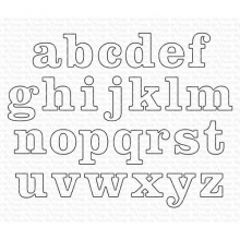 Dies My Favorite Things - Die-Namics - Modern Serif Alphabet