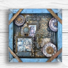 Silicon Mould A5 - Gardens of Time - Clocks and Tubes