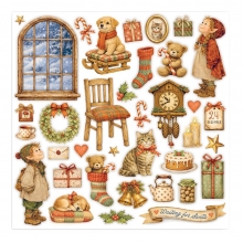 Scrapbooking julpapper Paper Pad Stamperia Silent Night