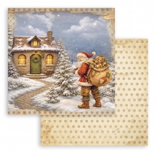 Scrapbooking julpapper Paper Pad Stamperia Silent Night