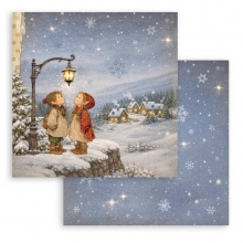 Scrapbooking julpapper Paper Pad Stamperia Silent Night