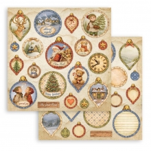 Papper Stamperia - Silent Night - Christmas Balls