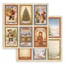 Scrapbooking julpapper Paper Pad Stamperia Silent Night