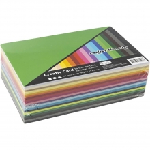 Creativ kartong A5 180 g 300 ark till scrapbooking, pyssel och hobby