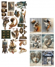 Paper Pack 6x12 - Klippark Art 2 Illusions - Alchemy of Art