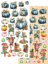 Paper Pack Extra Cut Out - Alchemy of Art - Gold Autumn