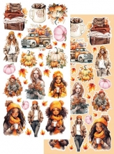 Paper Pack Extra Cut Out - Alchemy of Art - Gold Autumn