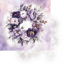 Scrapbooking Papper Paper Pad Alchemy of Art - In Purple Color Vintage