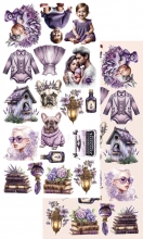 Paper Pack Extra Set - Klippark Alchemy of Art - In Purple Color