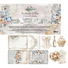 Paper Pad 12x12 - Alchemy of Art - In Shades of Blue - 6 ark