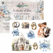 Scrapbooking Papper Paper Pad Alchemy of Art - In Shades of Blue