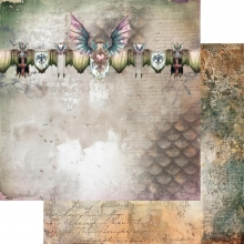 Scrapbooking Paper Pad Alchemy of Art - The Legends Of The Dragons