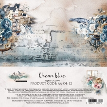 Paper Pad Scrapbooking Papper Alchemy of Art - Ocean Blue