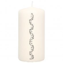 Datum för Ljus - Svarta Stjärnor & Siffror - 6 ark - 20,3 x 2,8 cm