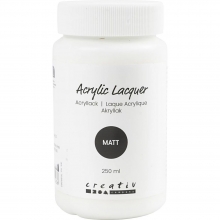 Akryllack Matt - 250 ml - Skyddande Allround Lack