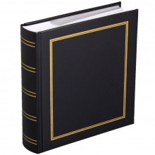 Fotoalbum 23x24 cm - Diamant - Svart - För 200 foton
