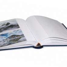Fotoalbum 23x24 cm - För 200 foton - Blå