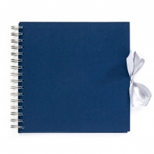 Fotoalbum Spiralbundet - 20,5x20,5 cm - Navy Blue - 30 sidor