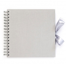 Fotoalbum Spiralbundet - 20,5x20,5 cm - Soft Grey - 30 sidor